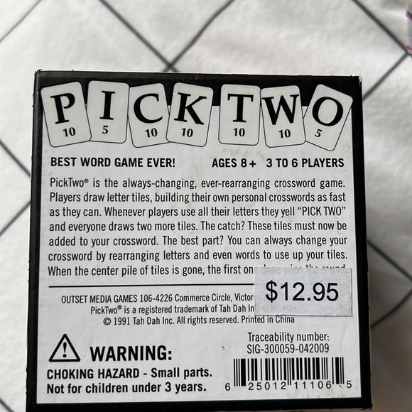 Pick Two Game - Picture 3 of 3